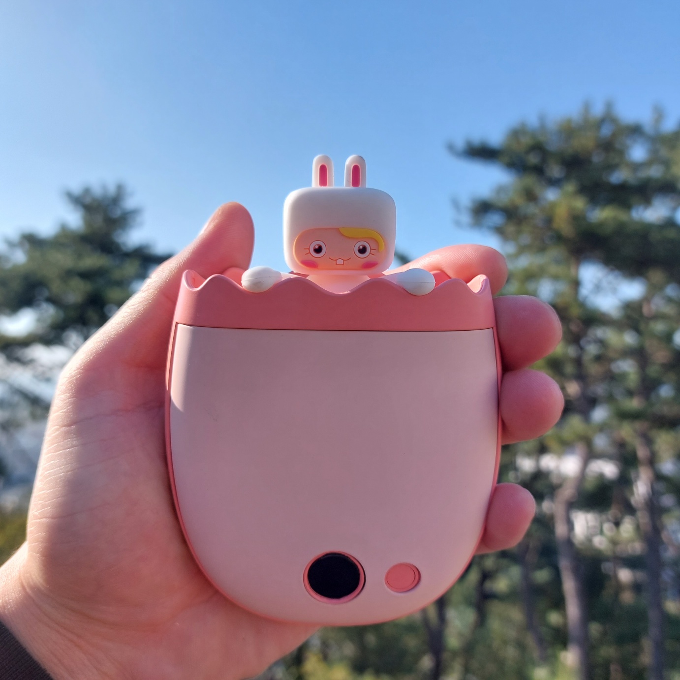 굿즈엔 충전식 손난로 휴대용 전기손난로 전자핫팩 보조배터리 5400mAh - 상세 이미지 4
