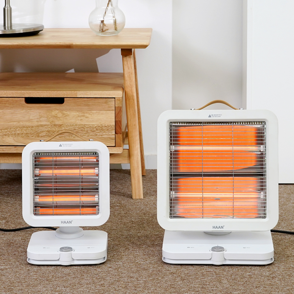 2단 히터 난방기 자동 좌우회전 데스크히터 전기스토브 사무실 M300H