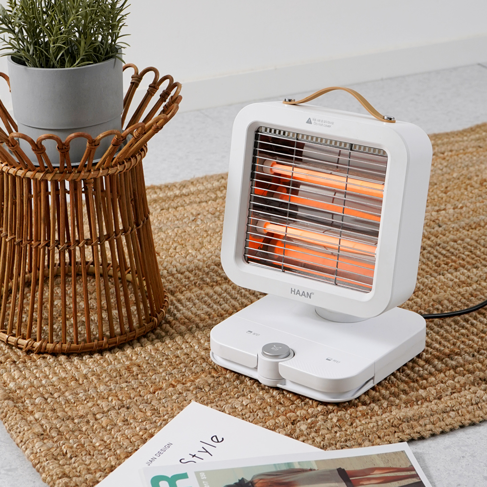 2단 히터 난방기 자동 좌우회전 데스크히터 전기스토브 사무실 M300H