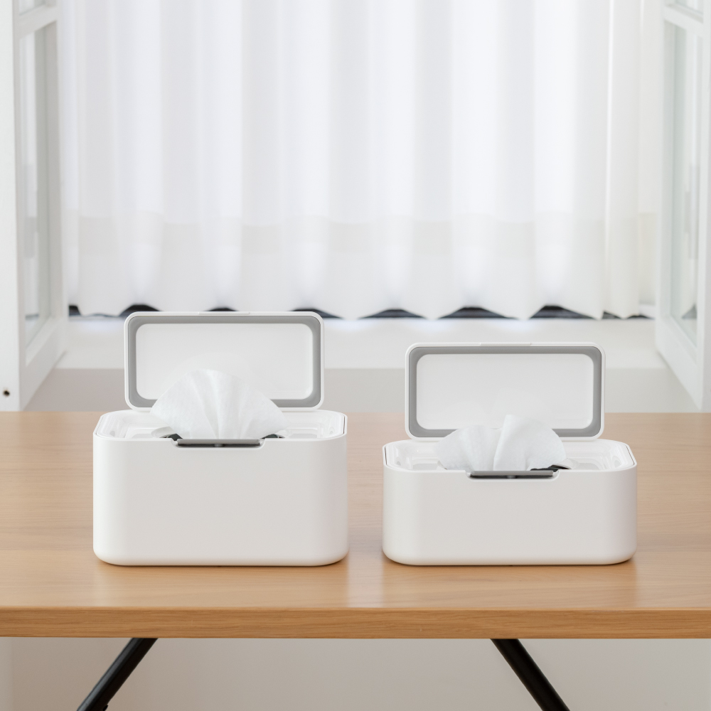 퍼플플라스틱 초간편 원터치 물티슈 디스펜서 케이스 소형
