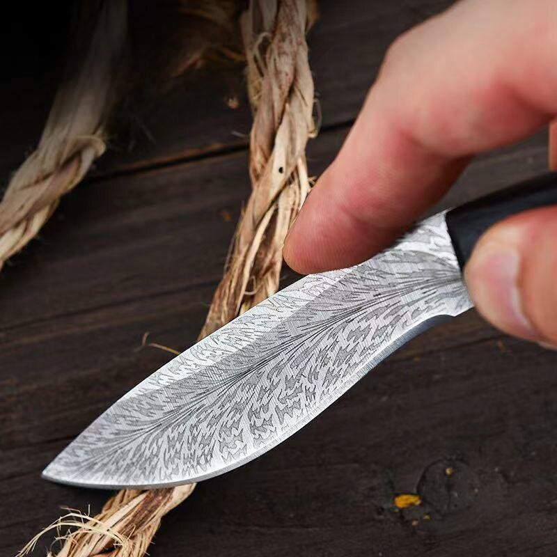 다마스커스 캠핑 나이프 캠핑칼 다용도칼