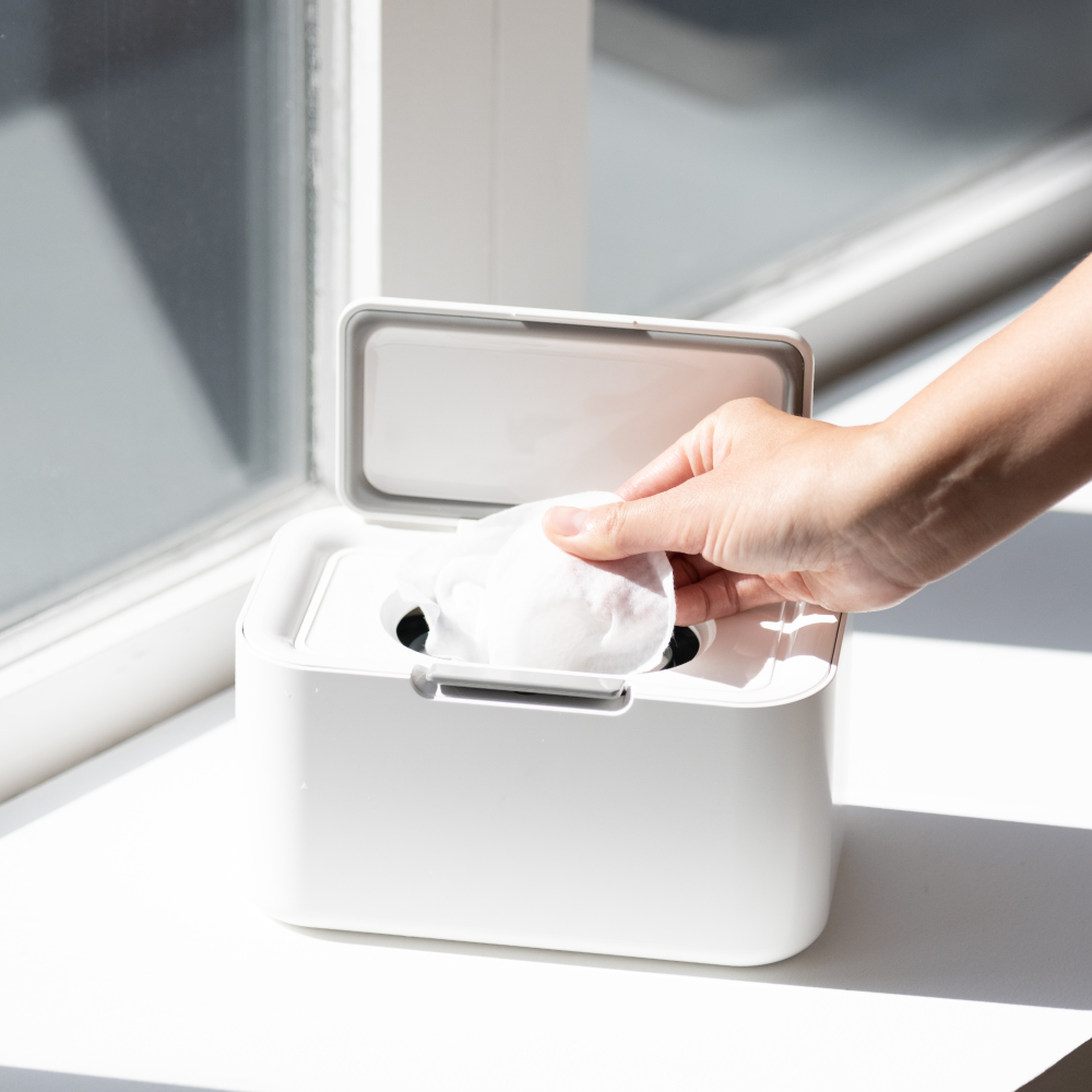 퍼플플라스틱 초간편 원터치 물티슈 디스펜서 케이스 소형