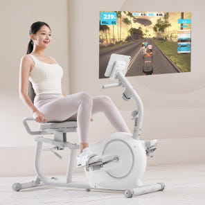 엑사이더 리얼 좌식실내자전거 가정용 헬스 사이클 무릎 어르신 운동 재활 기구