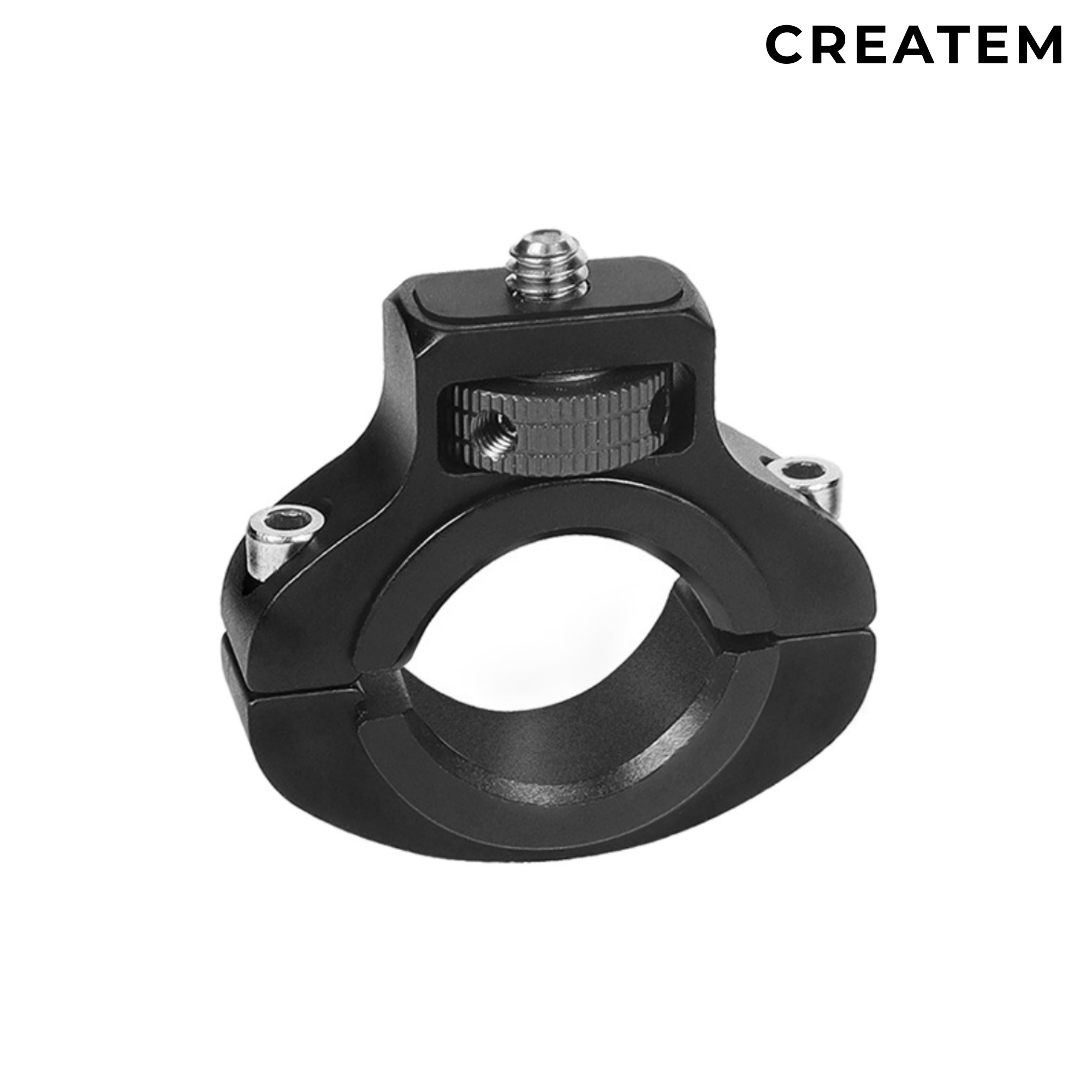 액션캠 자전거 마운트 - 1/4나사형 알루미늄 자전거 고프로 거치대 브라켓 - 상품 이미지