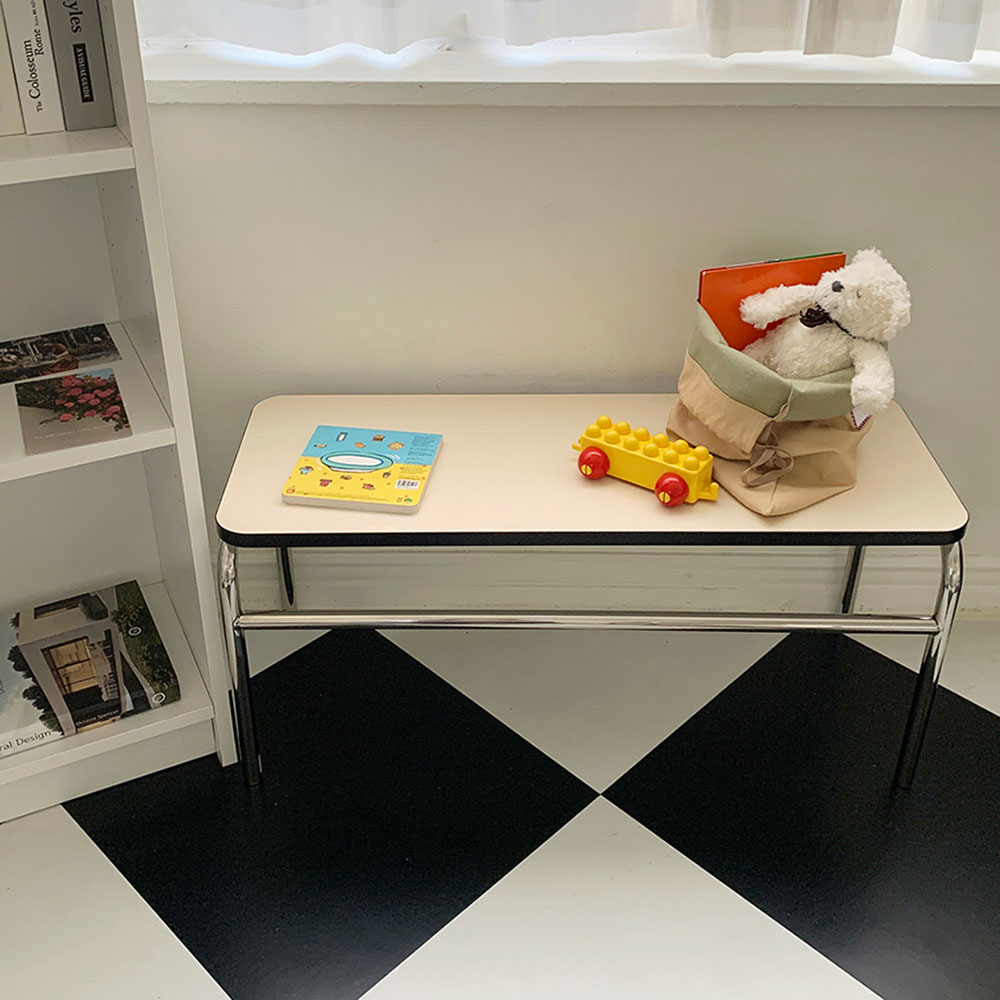 오그레 키즈 스테인레스 컬러 벤치 800X300