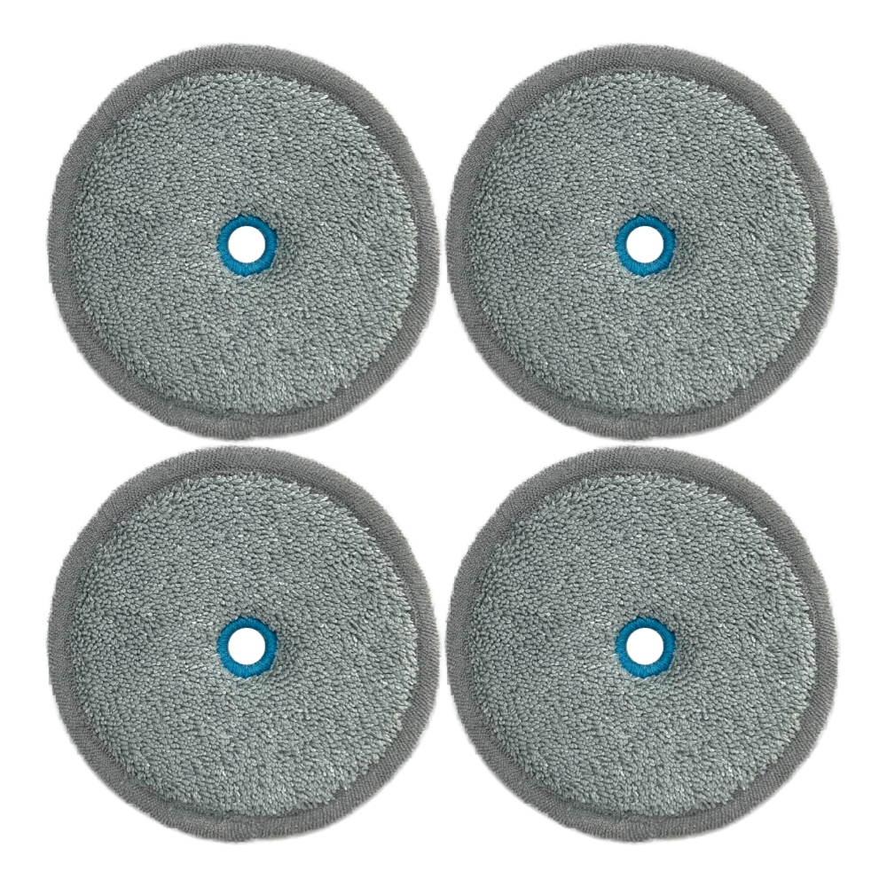 에브리봇 극세사 물걸레패드 호환 4장 (엣지 쓰리스핀) 다용도 극세사 손걸레 포함 이미지 2