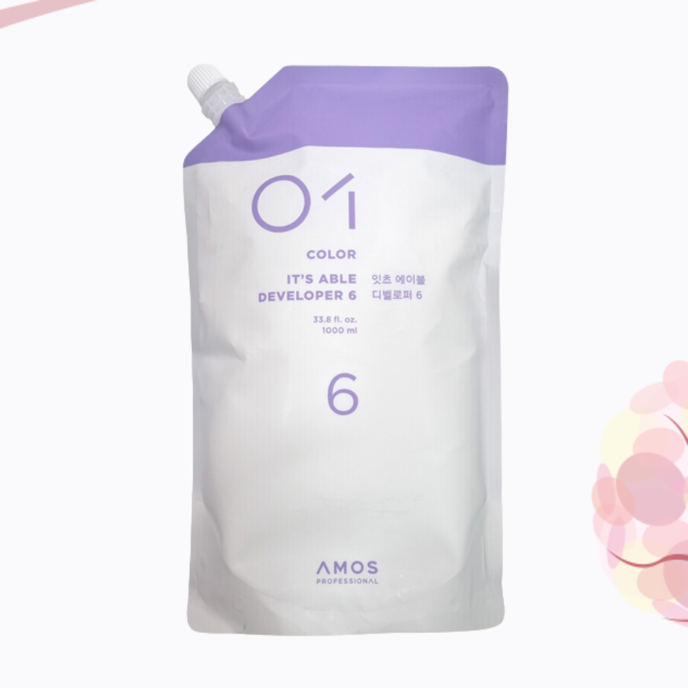 아모스 잇츠에이블 염색약 3개 + 디벨로퍼(산화/탈색)+80ml용기 + 랜덤1 - 상세 이미지 3