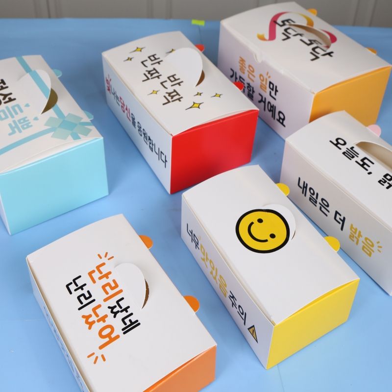 화이트지 금정치킨박스 모두종이박스 특소 200매 상자 치킨 닭강정 제품 이미지