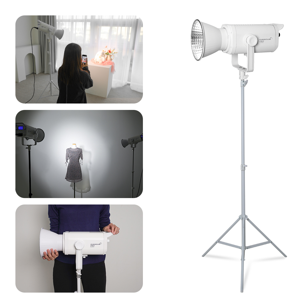 상품 촬영 인물 조명 영상 촬영용 지속광 300W 삼각대 세트 - 상세 이미지 3