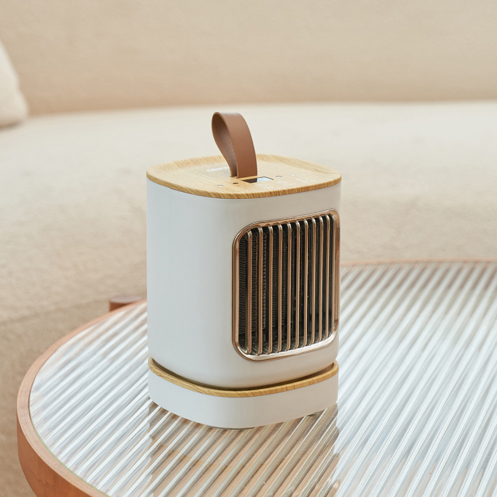 코드26 미니히터 회전히터 캠핑 온풍기 미니 발난로 사무실 가정용 전용가방포함