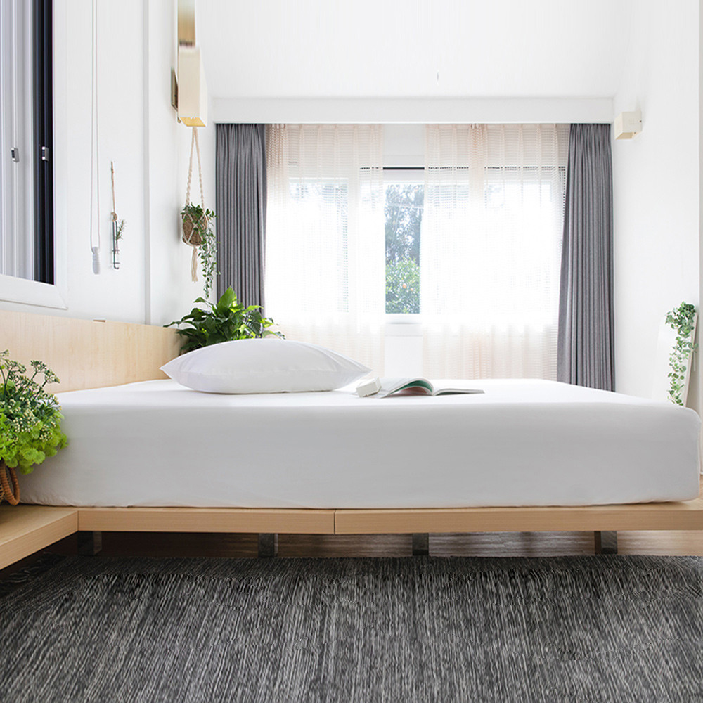 100수 800T 매트리스 커버 화이트