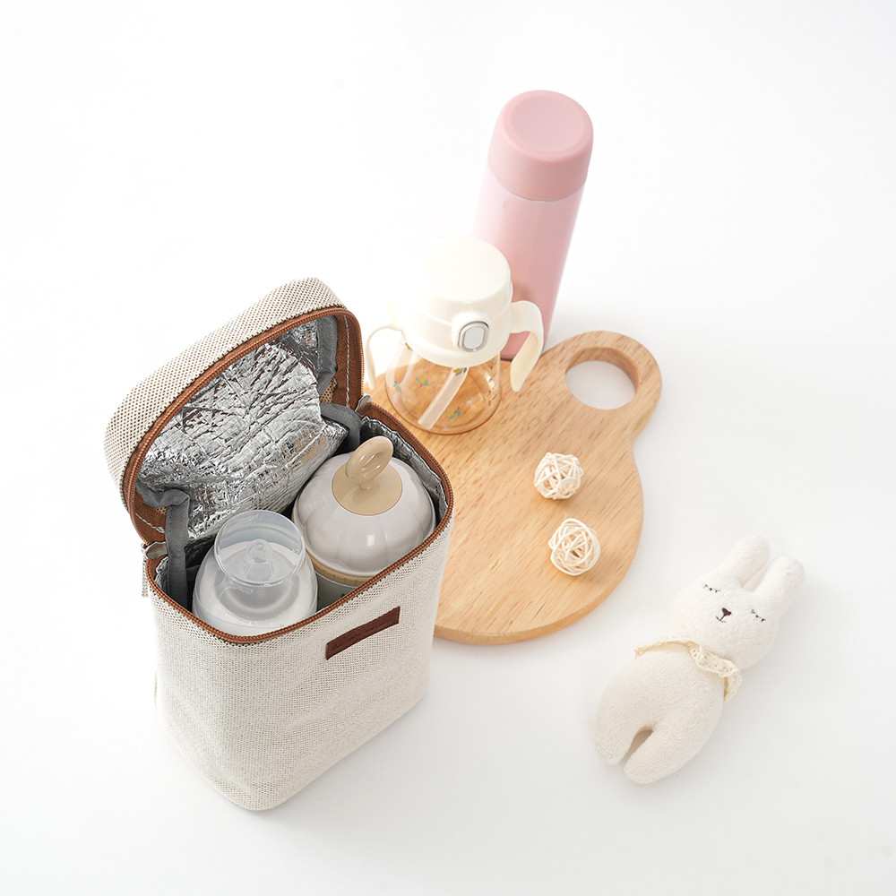 마롤로뜨 이유식 보냉백 버터옐로우 유아 보온보냉 아기 가방