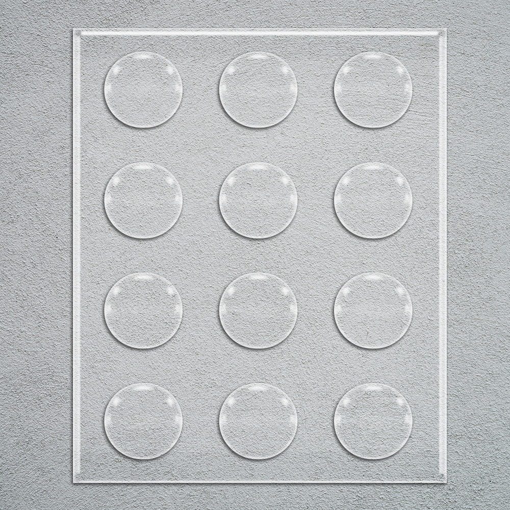실리콘 문쾅방지 문소리 방문스토퍼 문스토퍼 도어쿠션 35x10x2mm 8개 - 상세 이미지 4