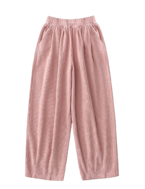 조은 골덴 와이드배기핏 밴딩바지(기모안감 선택가능) - 상세 이미지 3