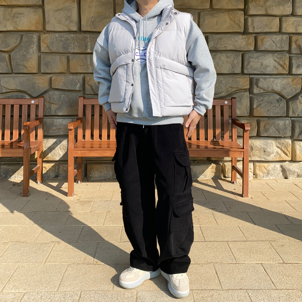 남자조끼패딩 겨울 남성웰론패딩조끼 이미지 3