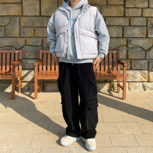 남자조끼패딩 겨울 남성웰론패딩조끼 착용 후기 | 사이즈/핏 총정리 - 상품 이미지 3