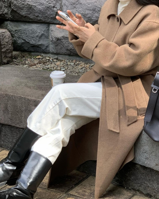 ❤本日限定お値下げ❤ハンドメイド　ウールコート シングルウールハンドメイドロングコート | ファッション通販