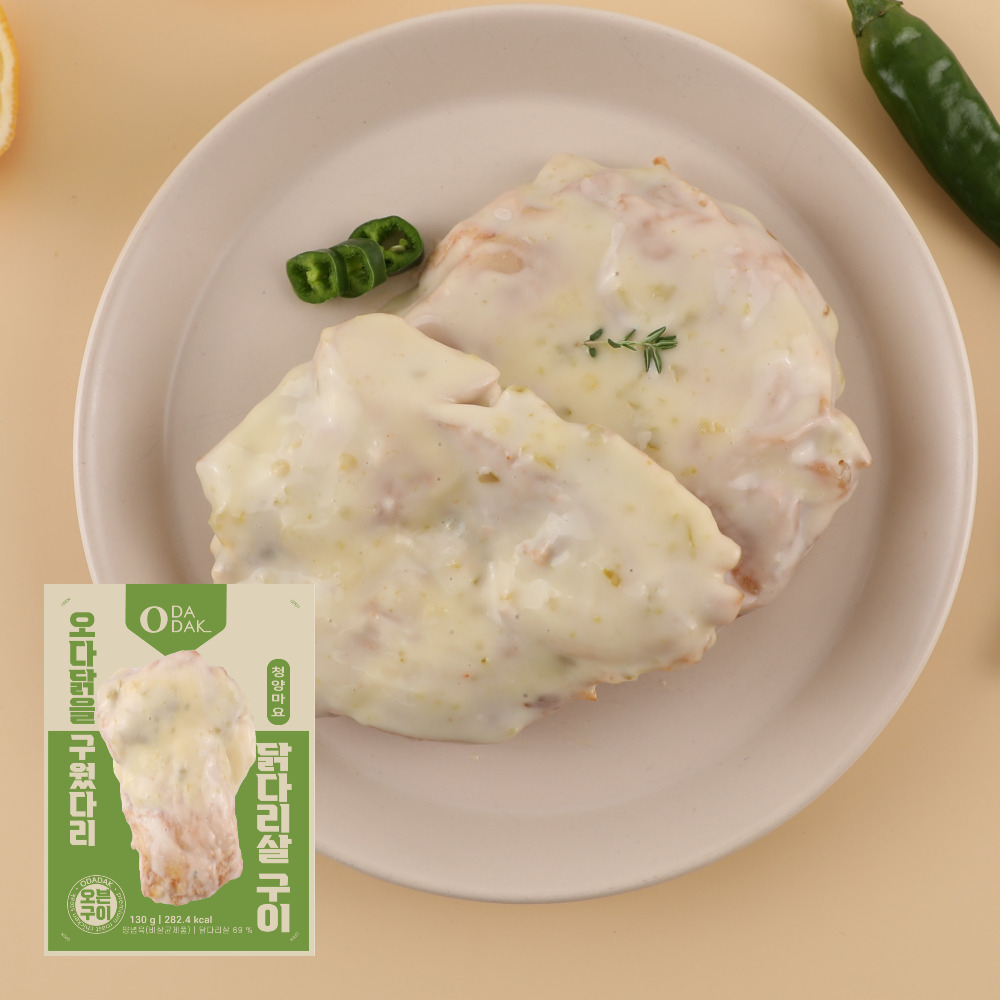 [맛보장] 오다닭 오븐구이 소스 닭다리살 6종 130g, 30개 - 상세 이미지 2