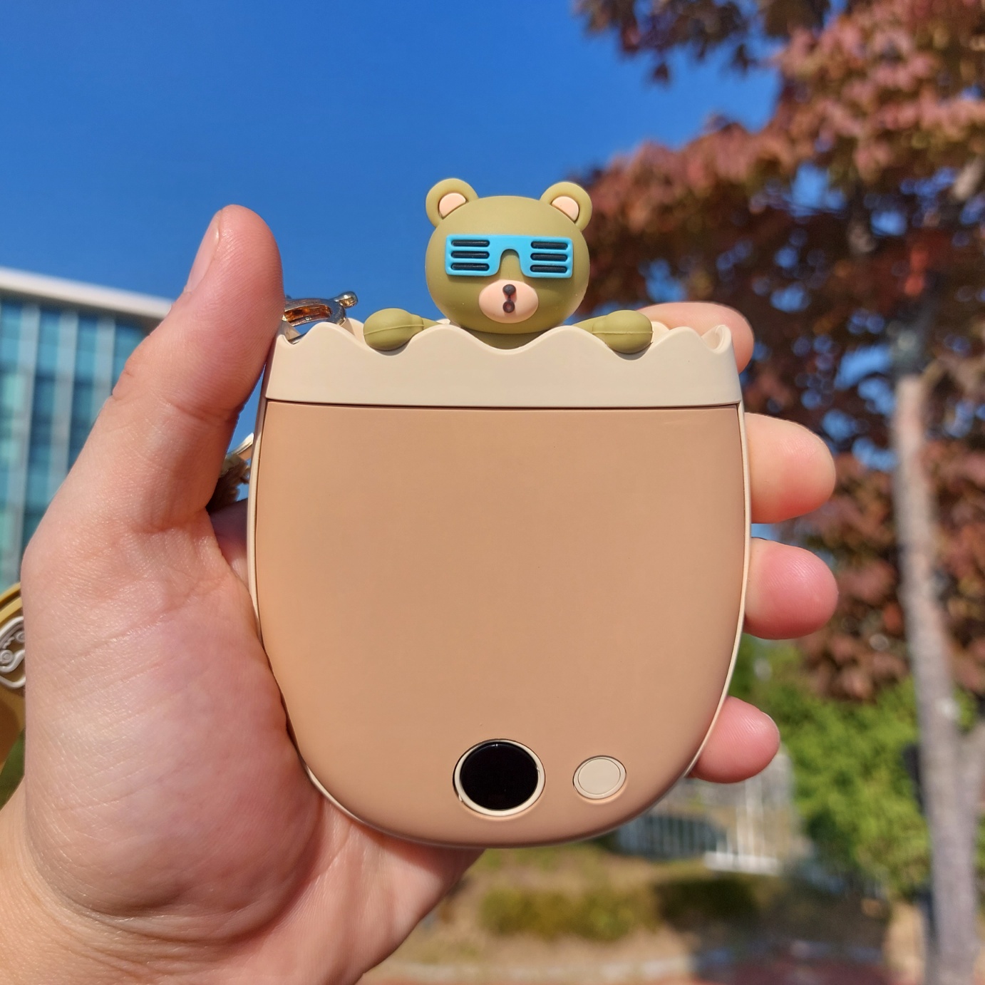 굿즈엔 충전식 손난로 휴대용 전기손난로 전자핫팩 보조배터리 5400mAh - 상품 이미지