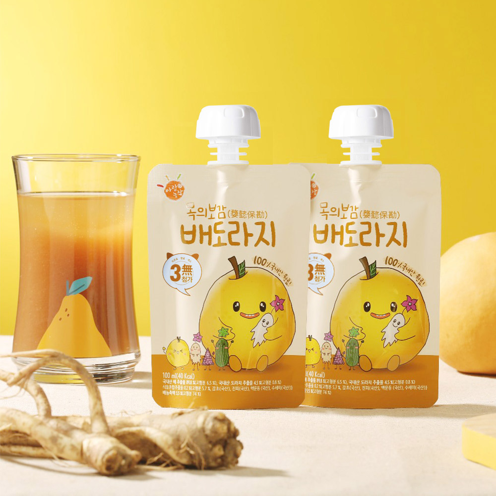 아람농장 목의보감 배도라지 유아 아기 도라지 배즙 100ml 30팩 - 상품 이미지