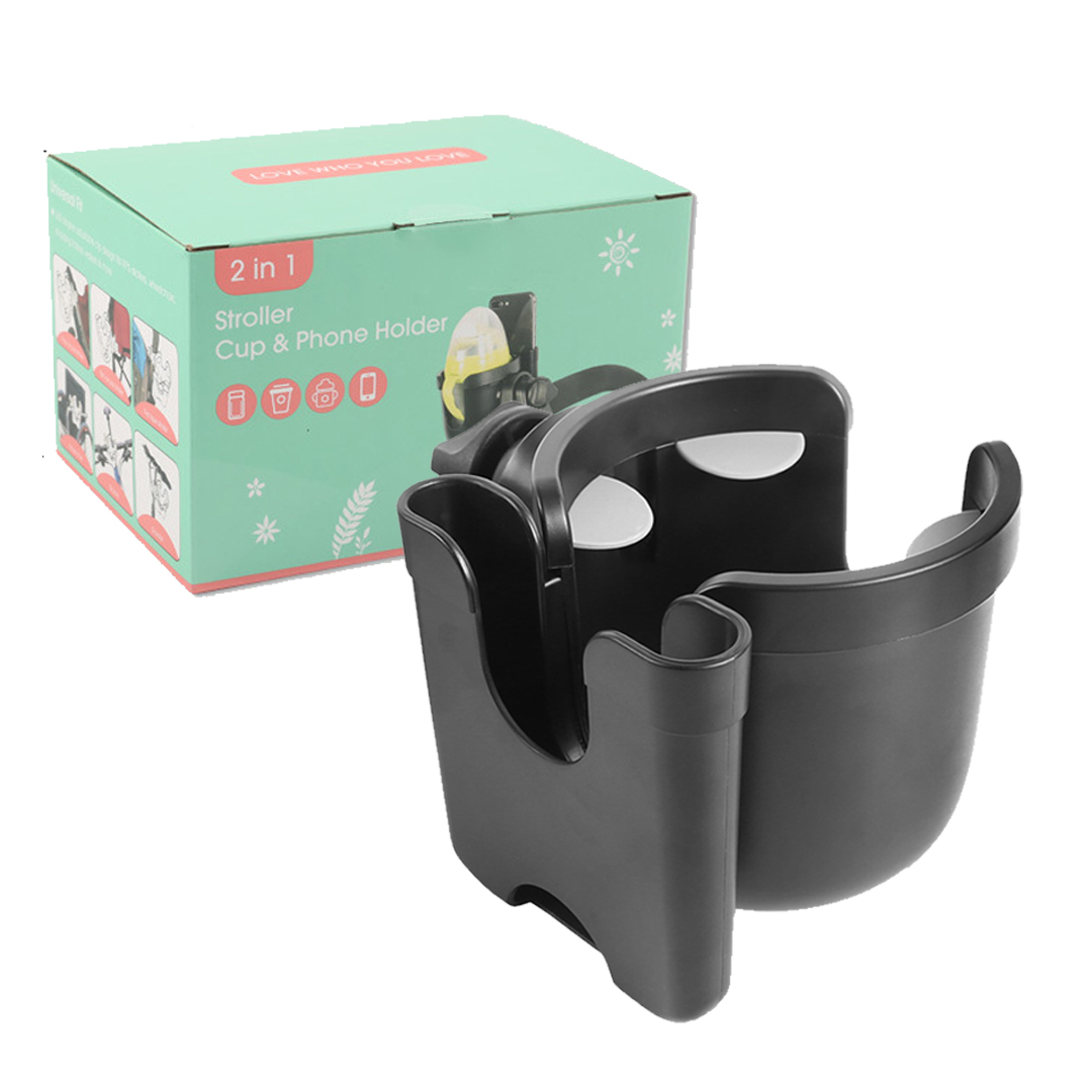 유모차 컵홀더 2구 자전거 거치대