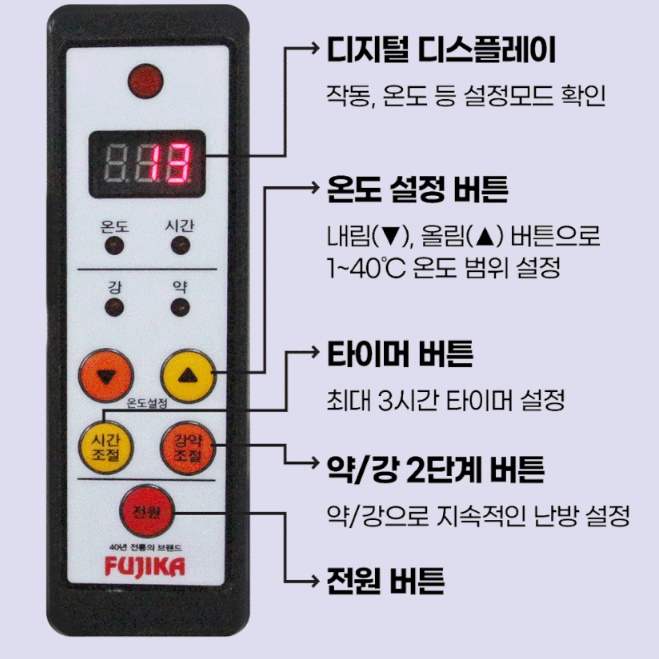 사무실전기히터 적외선히터 대형전기난로 원적외선난방기 - 상세 이미지 3