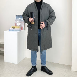 남자롱패딩 빅사이즈패딩 야상 착용 후기 | 사이즈/핏 총정리 - 상품 이미지 2