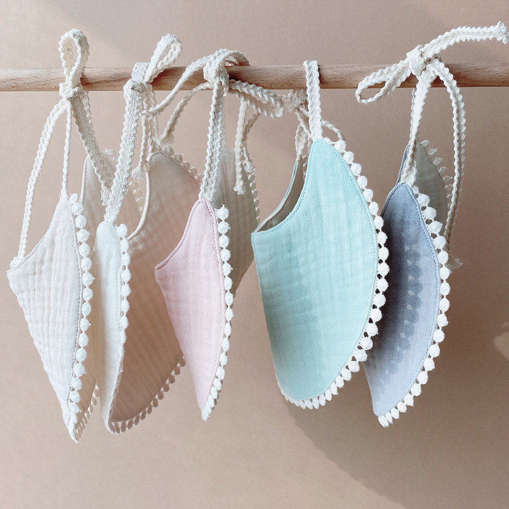 마롤로뜨 아기 턱받이 유아 신생아 면 아기침받이