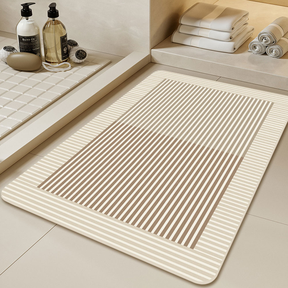 베이지무드 소프트 규조토발매트 스퀘어 빨아쓰는 욕실 주방 화장실 매트