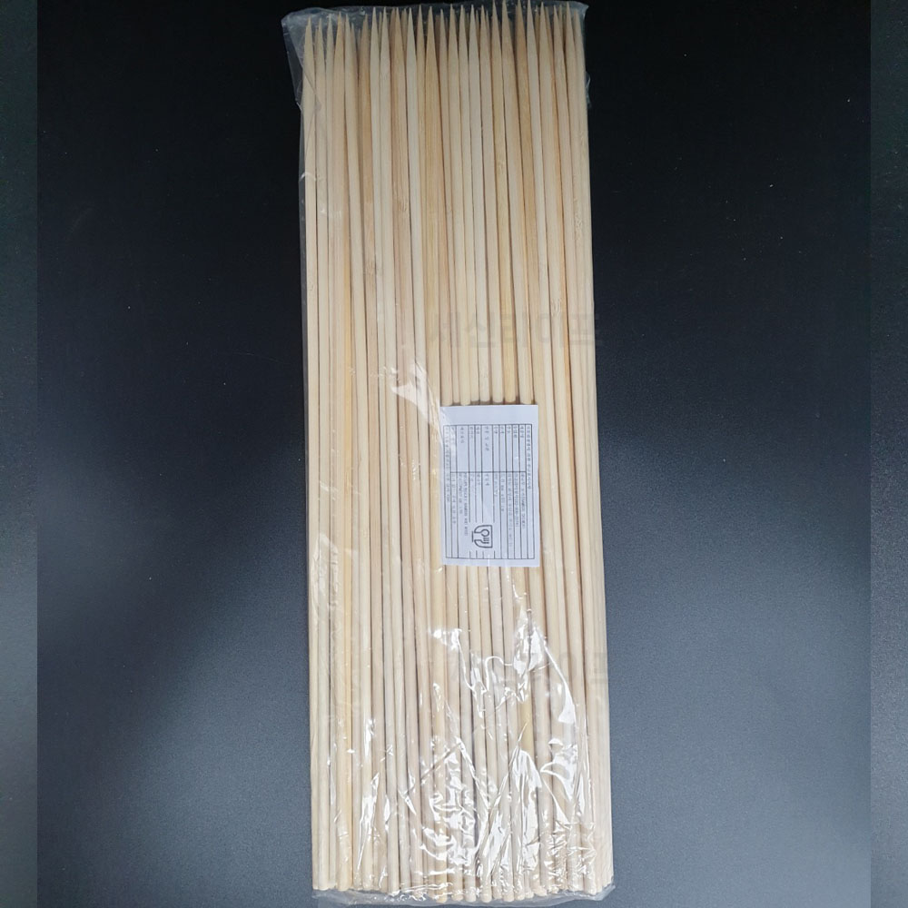 대나무 오뎅 꼬지 꼬치 30cm 100개 업소용 캠핑 소시지 닭꼬치 산적 나무 꼬치 꽂이 - 상세 이미지 2