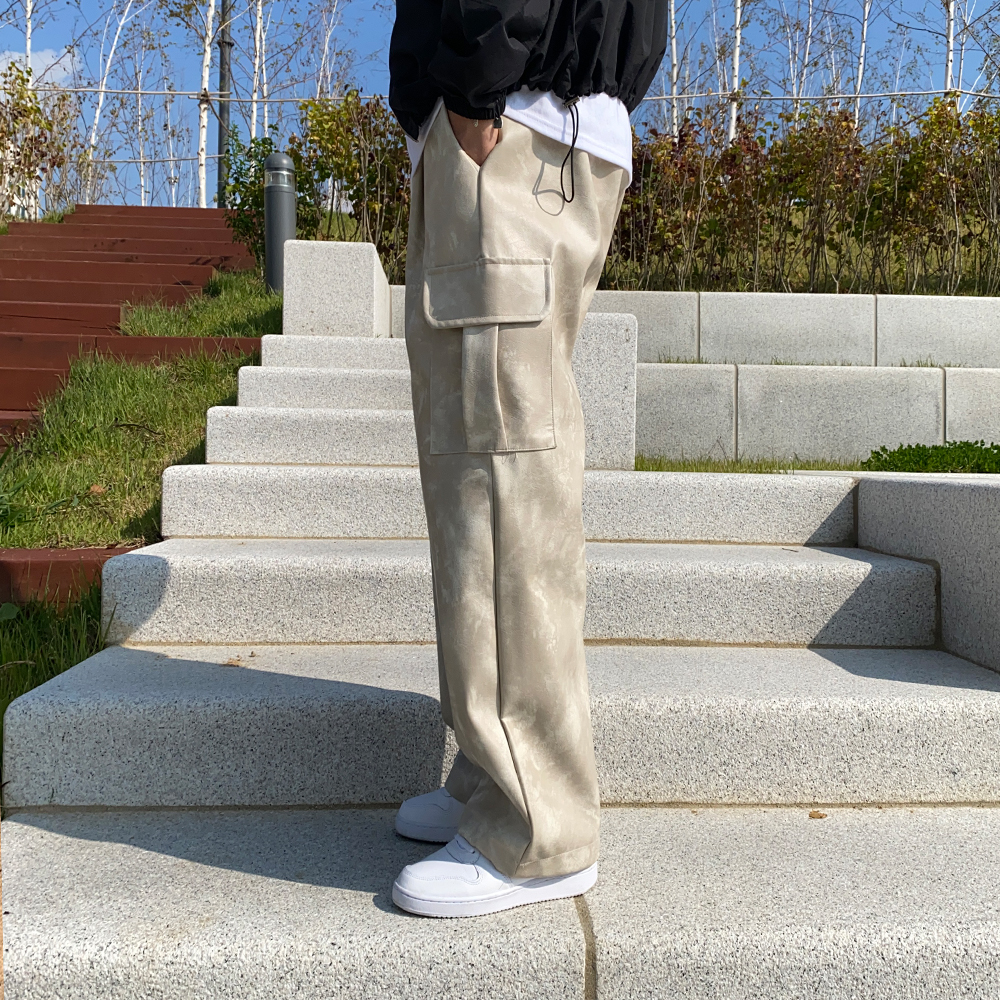 남자벌룬팬츠 카모바지 남자와이드카고팬츠 이미지 3