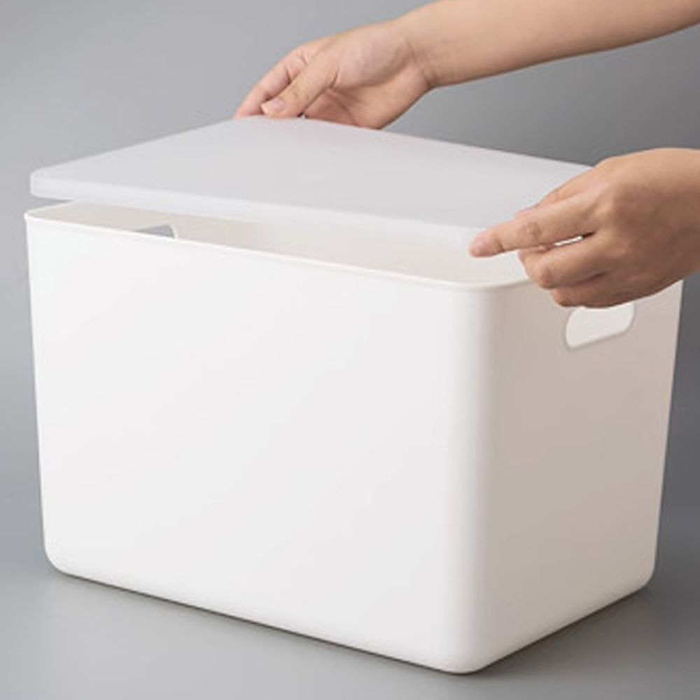 안전인증 펜트리정리함 팬트리수납함 주방 옷 장난감 정리 손잡이형 소형 (뚜껑O)