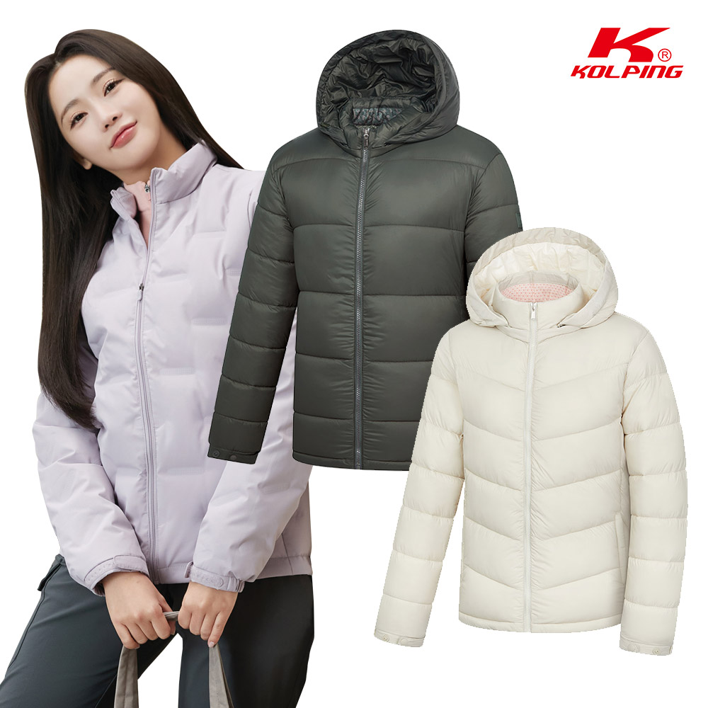 콜핑 FW 겨울 남여 후드 경량 패딩 점퍼 2종 : 콜핑 브랜드샵
