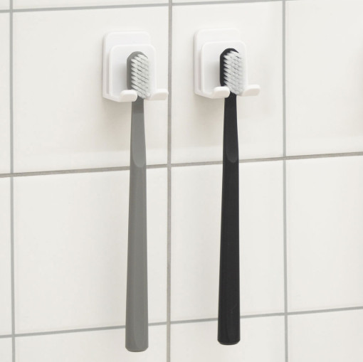 그란덱스 접착식 칫솔꽂이 칫솔걸이 칫솔거치대 욕실 면도기거치대 걸이형