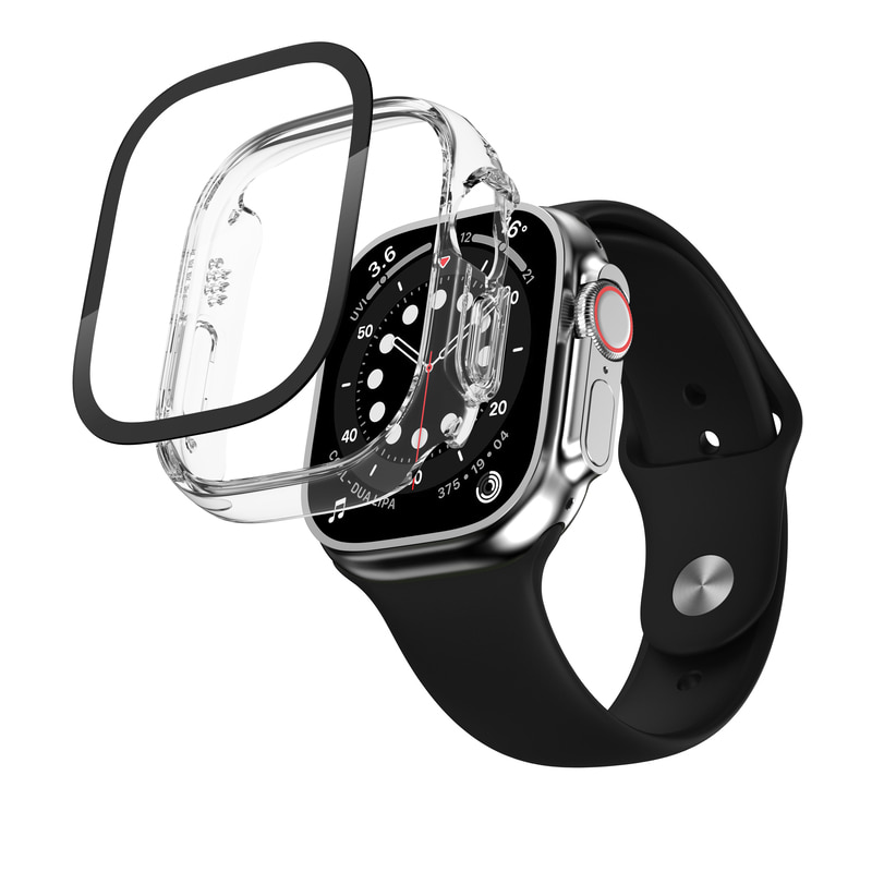 애플워치 울트라3 강화유리 케이스 울트라2 3세대 호환 투명 풀커버 49mm - 상세 이미지 4