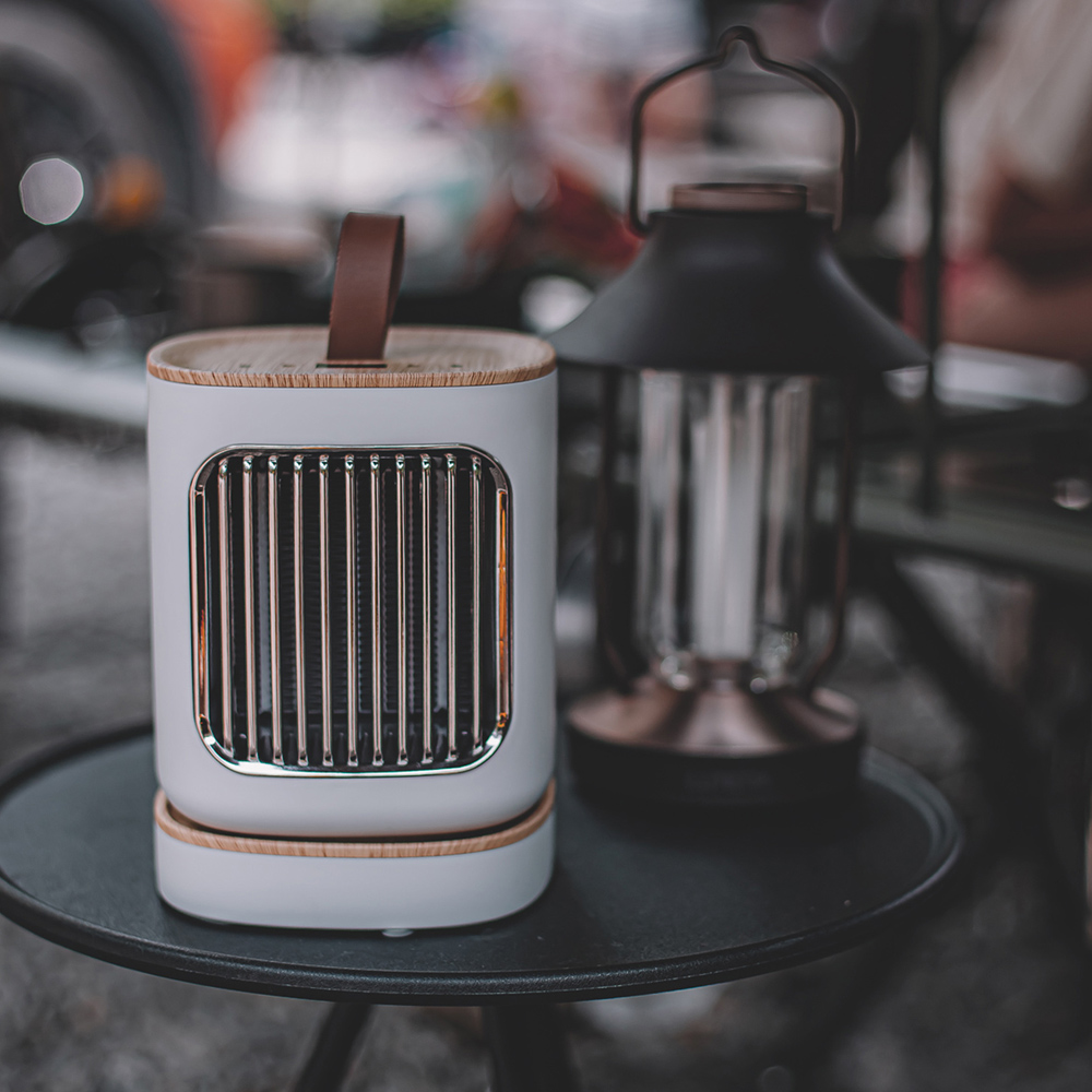 코드26 미니히터 회전히터 캠핑 온풍기 미니 발난로 사무실 가정용 전용가방포함