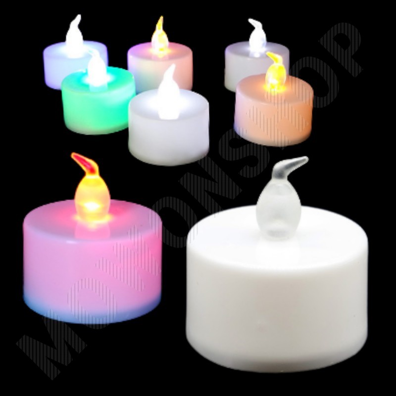가짜 촛불 건전지 양초 전기 초 전자초 LED티라이트 B - 상품 이미지