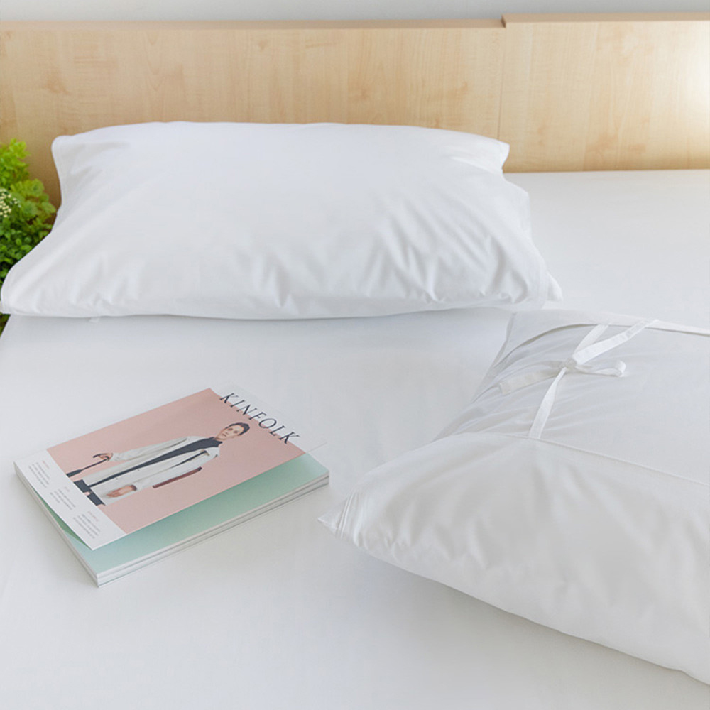 120수 1000T 프리미엄 호텔식 양면베개덮개 / 2 color