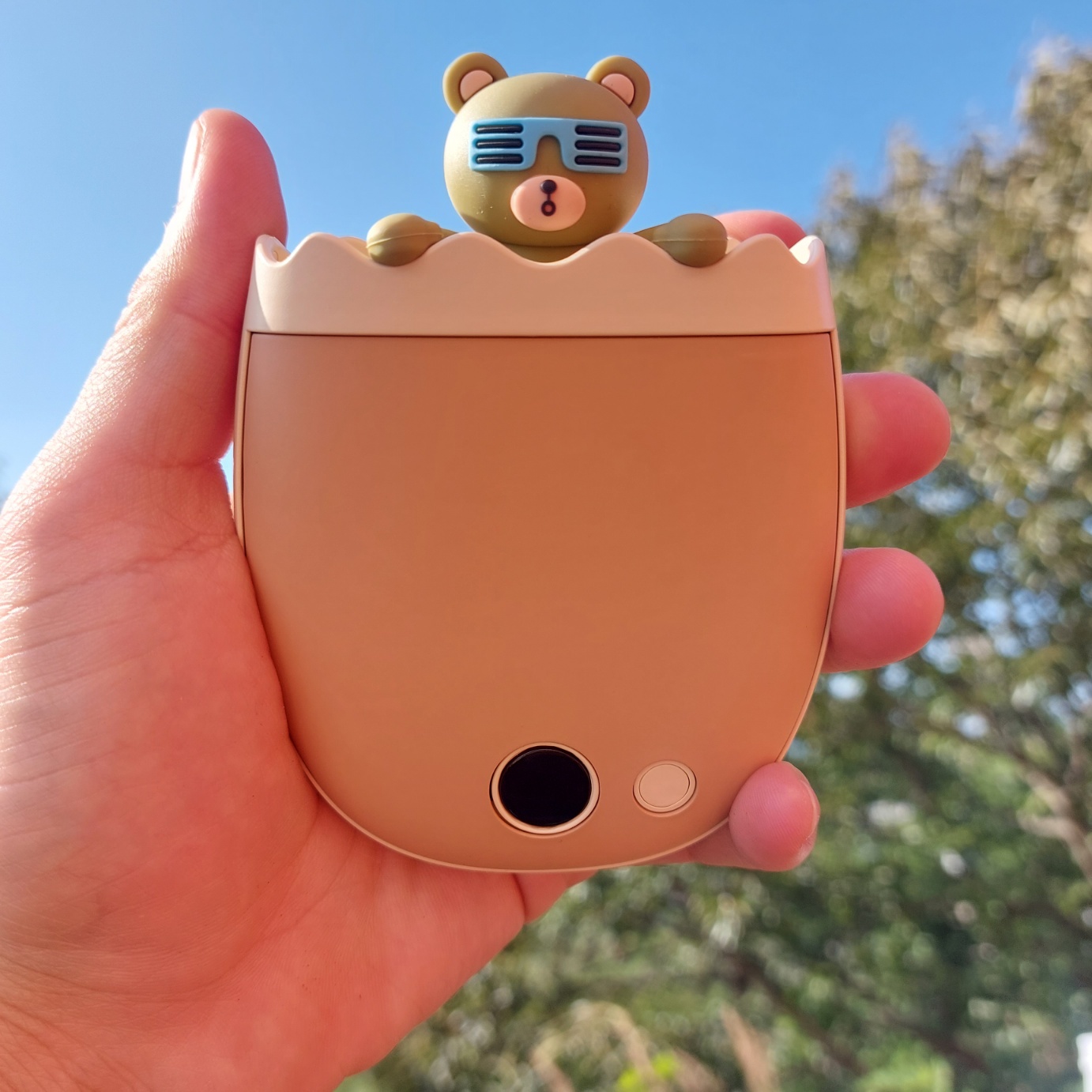 굿즈엔 충전식 손난로 휴대용 전기손난로 전자핫팩 보조배터리 5400mAh - 상세 이미지 2