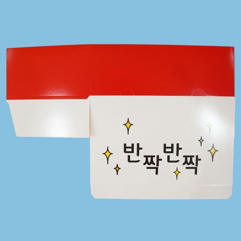 화이트지 금정치킨박스 모두종이박스 특대 200매 상자 치킨 닭강정 와플 포장용기 배달 - 상세 이미지 2