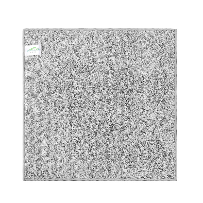 [흡수력짱짱] 대나무숯 극세사 섬유 행주 그레이 30x30cm 5매입 - 상세 이미지 3