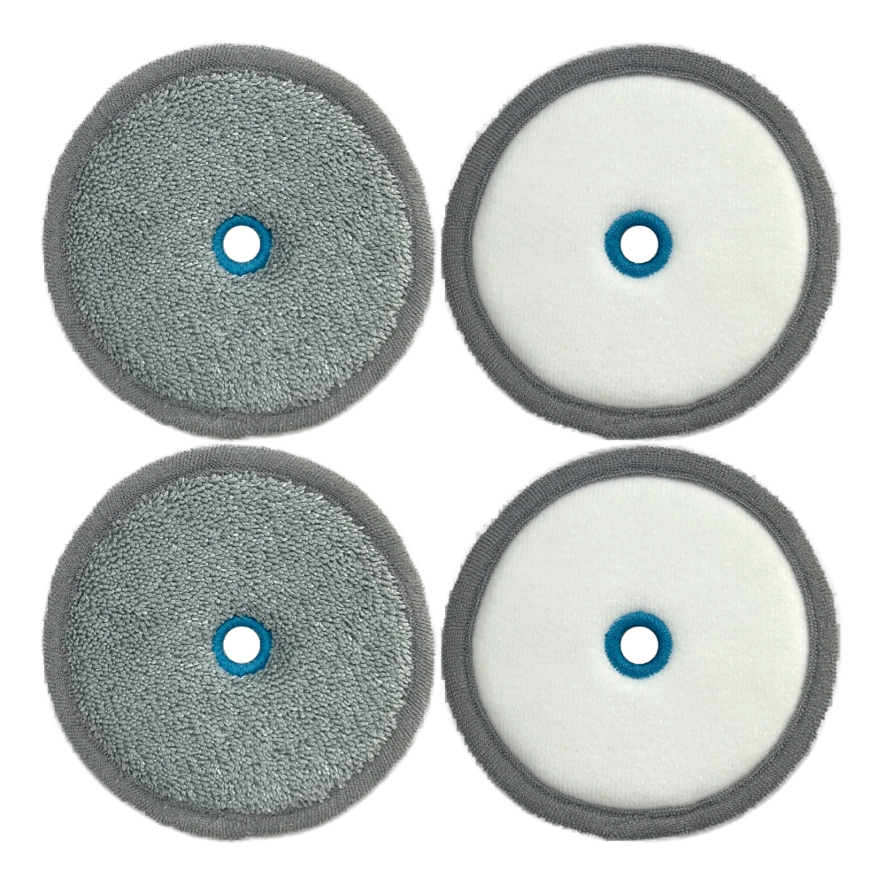 에브리봇 극세사 물걸레패드 호환 4장 (엣지 쓰리스핀) 다용도 극세사 손걸레 포함 이미지 3