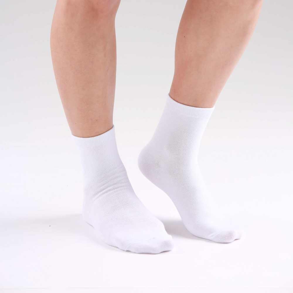 남성양말 10켤레 남학생 무지 정장 양말 검정 흰 겨울 - 상세 이미지 4