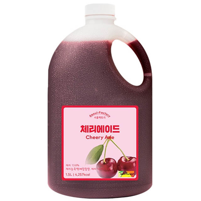 서울팩토리 체리에이드 체리농축액 1.5L 농축에이드 카페음료베이스