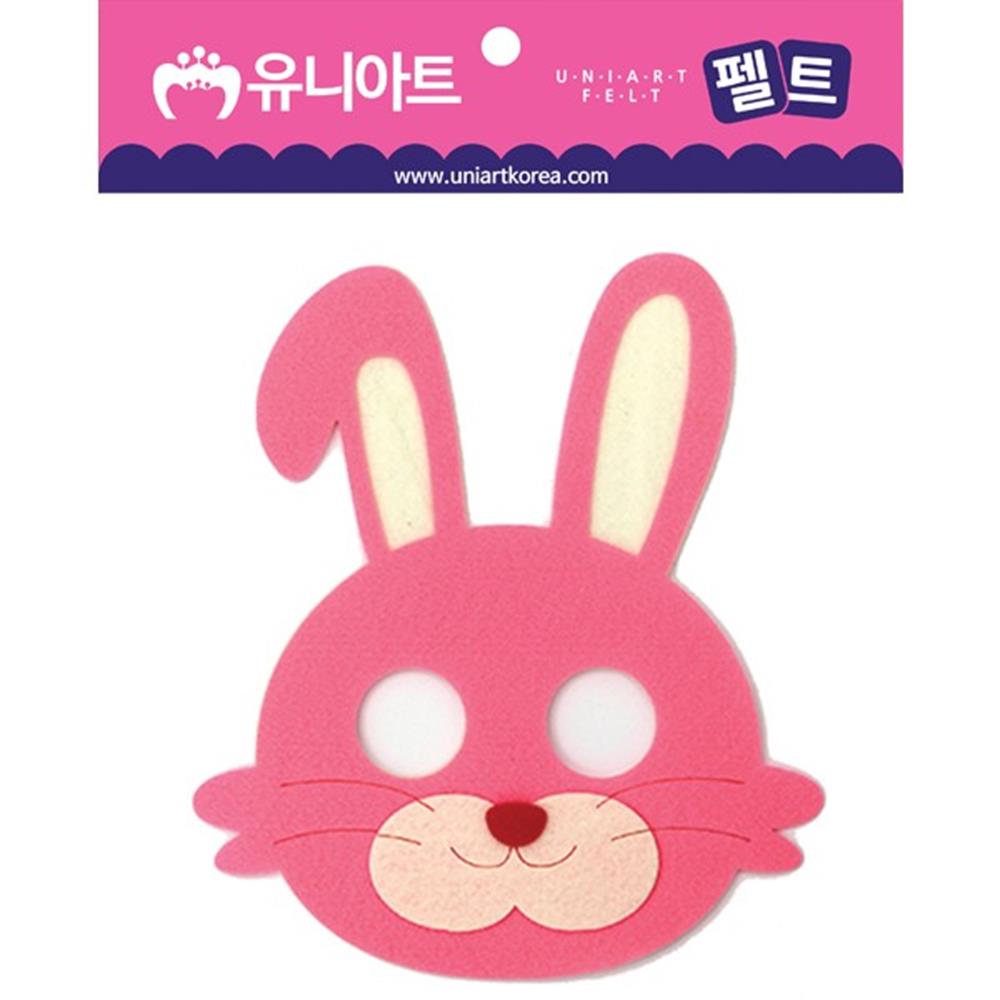 어린이집 미술재료 DIY꾸미기 펠트 토끼가면 환경판만들기 유치원꾸미기 창의미술 : 튼튼굿샵