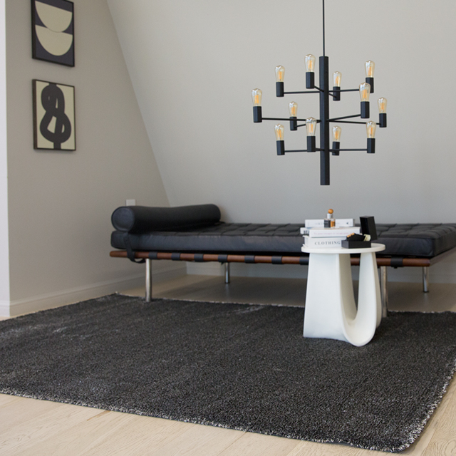 [스펙트럼] 수입 고급 카페트 거실러그 푹신한 벨기에 장모 사계절 대형 크림160x230