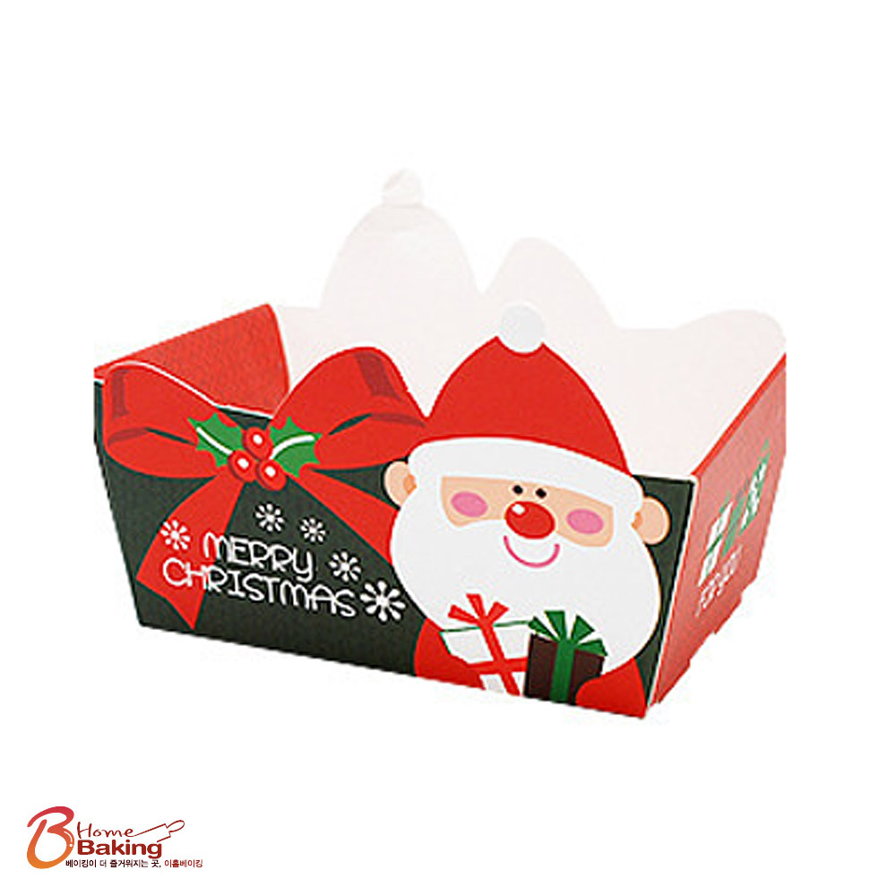 크리스마스트레이세트-싼타 대 선물상자 쿠키포장 어린이집 구디백 파티 답례품 트레이 박스