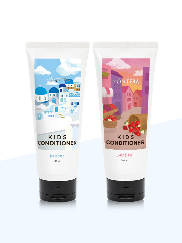 몽프라 1+1 초등 키즈 컨디셔너 200ml 블랑솝 쥬시베리