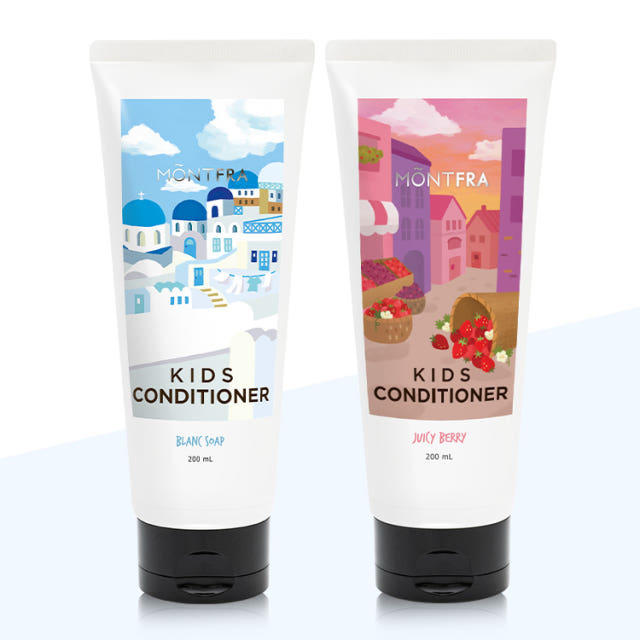 몽프라 1+1 초등 키즈 컨디셔너 200ml / 블랑솝 쥬시베리 린스