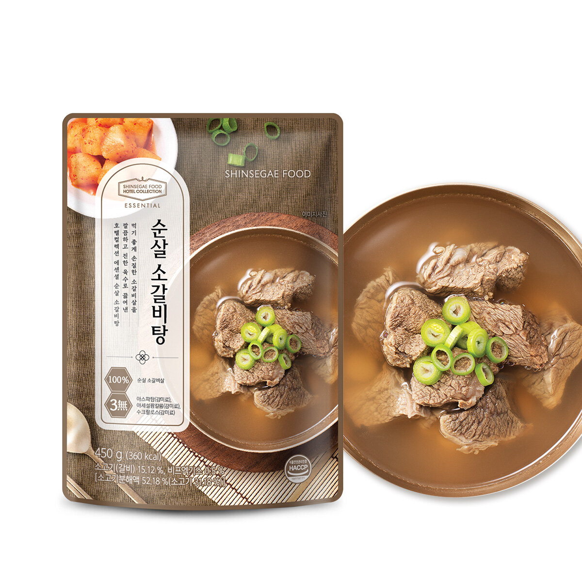 호텔컬렉션 에센셜 순살 소갈비탕 450gX4봉